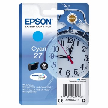 Картридж с оригинальными чернилами Epson C13T27024012 Циановый