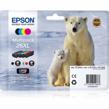 Картридж с оригинальными чернилами Epson 26XL Чёрный