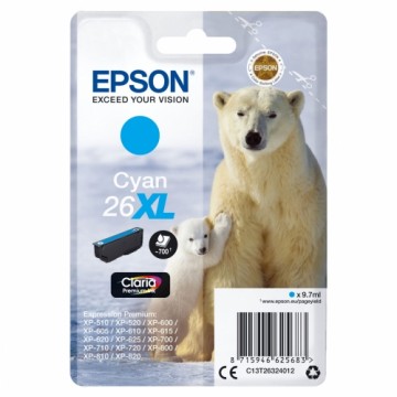 Картридж с оригинальными чернилами Epson C13T26324012 Циановый