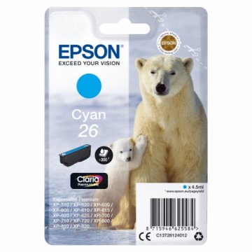 Картридж с оригинальными чернилами Epson C13T26124012 Циановый