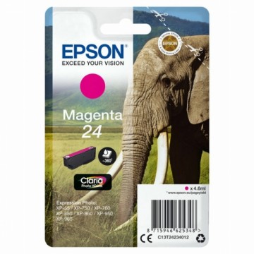 Картридж с оригинальными чернилами Epson Cartucho 24 magenta Розовый