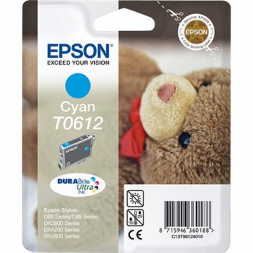 Картридж с оригинальными чернилами Epson C13T06124010 Циановый