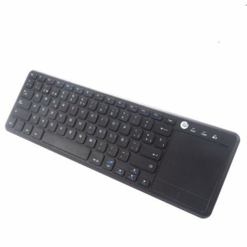 Клавиатура с тачпадом CoolBox CoolTouch Чёрный Испанская Qwerty QWERTY