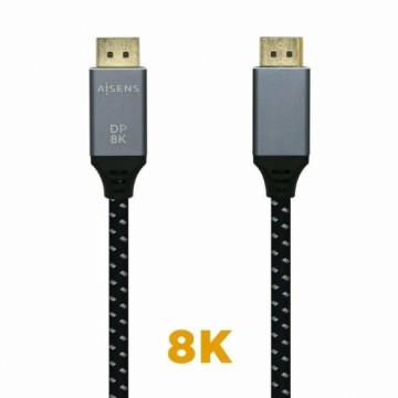 Кабель Displayport Aisens A149-0436 Чёрный Черный/Серый 1,5 m