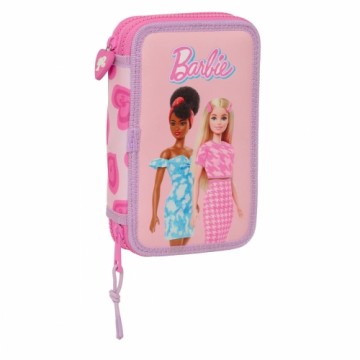 Double zīmuļu futrālis Barbie Love Rozā 12.5 x 19.5 x 4 cm 28 Daudzums