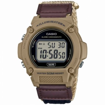 Vīriešu Pulkstenis Casio Illuminator W-219HB-5A Pelēks (Ø 47 mm)