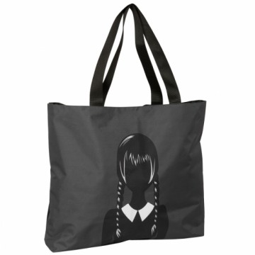 Shopping Bag Wednesday Black 50 x 45 x 10 cm