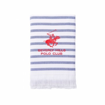 Bath towel Beverly Hills Polo Club Blue White 100% cotton 80 x 165 cm