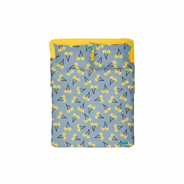 Bedding set Benetton Yellow Blue Standard Cherries 4 Pieces