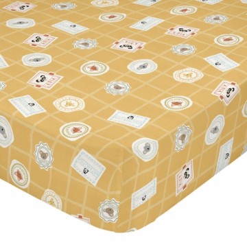 Fitted sheet HappyFriday MR FOX Multicolour 105 x 200 x 32 cm