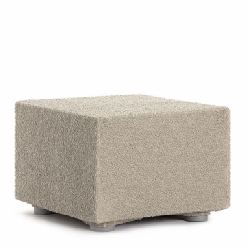 Pouffe cover Eysa ROC White 100 x 65 x 100 cm