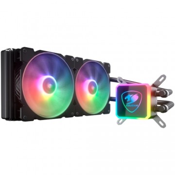 Cougar I Aqua ARGB 280 I 3MAQR280.0003 I AiO Liquid Cooling I Aqua ARGB 280 *1 + 140mm RGB fan x2 + remote control