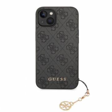 Guess 4G Charm Case for iPhone 13 Tone on Tone Grey