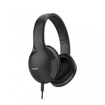 HAVIT wired headphones H100d on-ear black