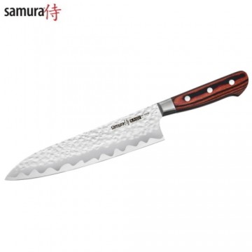 Samura Kaiju with Bolster Kitchen knife Chef's 210mm from AUS 8 hammered Japanese steel 58 HRC