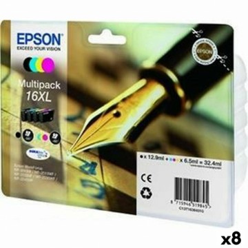 Oriģinālais Tintes Kārtridžs Epson DURABRITE ULTRA INK - Nº16XL Melns/Ciāns/Fuksīns/Dzeltens (8 gb.)