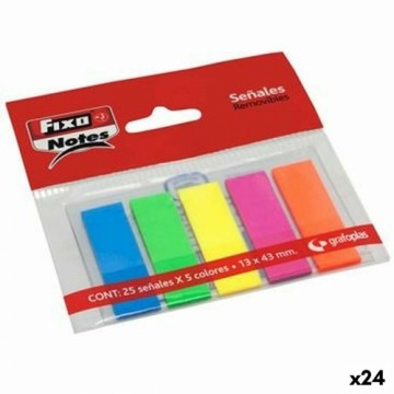 Sticky Notes Fixo 25 Sheets 13 x 43 mm (24 Units)