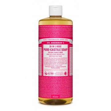 Šķidrās ziepes Dr Bronner's 945 ml Rožu