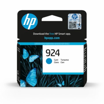 Картридж с оригинальными чернилами HP 924 Циановый