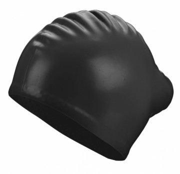 Swimming cap silicone BECO 7530 0 black long hair