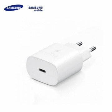 Samsung EP-TA800EWE Adaptīvs 25W Super ātrs tīkla adapteris-lādētājs USB-C 2A White (bulk)