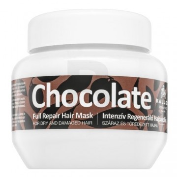 Kallos Chocolate Full Repair Hair Mask stiprinoša maska ļoti bojātiem matiem 275 ml