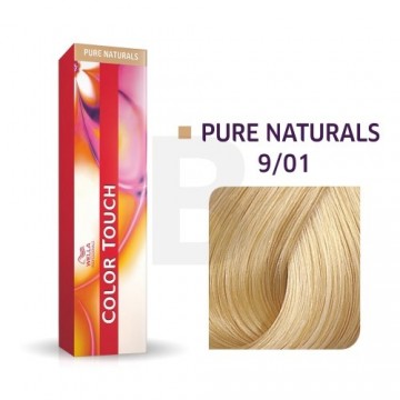 Wella Professionals Color Touch Pure Naturals profesionālā demi-permanentā matu krāsa ar daudzdimensiju efektu 9|01 60 ml