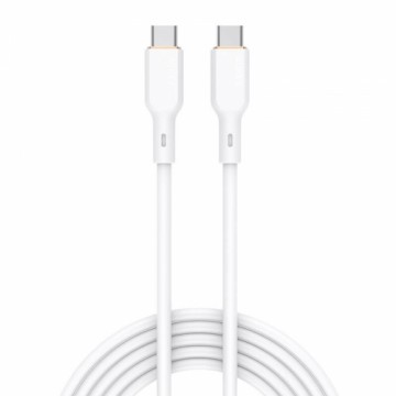 USB-C to USB-C Cable Aukey CB-SCC102, 100W, 1.8m (white)