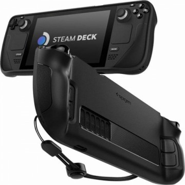 Spigen Rugged Armor Steam Deck czarny|matte black ACS03730