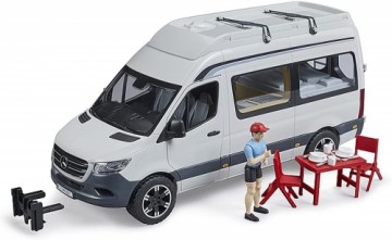 Bruder Motorhome MB Sprinter white with figure and accessories 2672