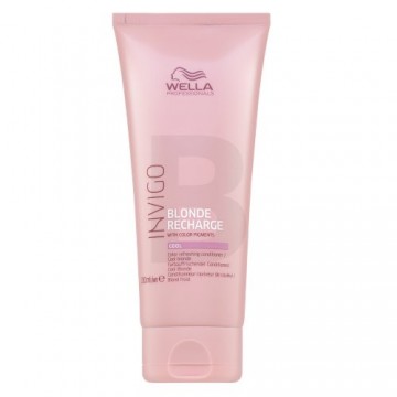 Wella Professionals Invigo Blonde Recharge Cool Color atsvaidzinošs kondicionieris kondicionieris vēsas blondās krāsas tonu atjaunošanai 200 ml