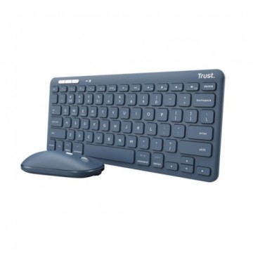 Trust   KEYBOARD +MOUSE WRL LYRA/BLUE 24937