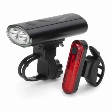 Montis Zestaw akumulatorowych lampek rowerowych LED MT107 Rear lighting + Front lighting (set) 270 lm