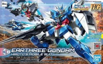 Bandai HGBD:R 1/144 EARTHREE GUNDAM collectible figurine