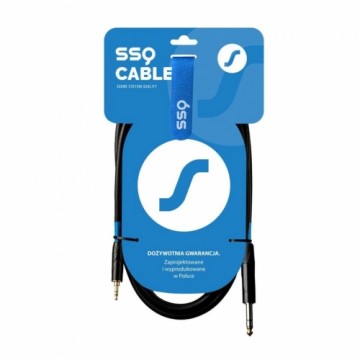 SSQ MiJS2 - Cable Jack Stereo 3,5 mm - Jack stereo 6,3 mm, 2 m