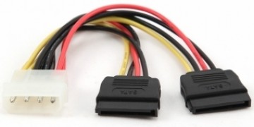 Kabelis Gembird MOLEX - 2xSATA