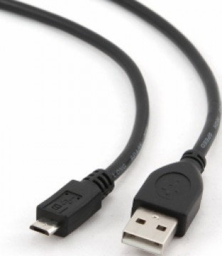 Kabelis Gembird USB Male - MicroUSB Male 3m Black