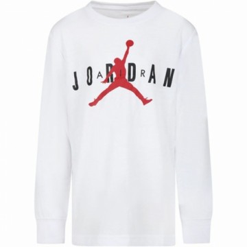 Men’s Short Sleeve T-Shirt Jordan Jordan LS White