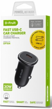 D-Fruit car charger USB-C 30W (DF104)