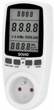 Elektriskais skaitītājs Savio Energy Monitor with LCD Screen