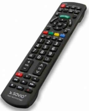 Savio RC-06 Universal Remote For Panasonic TV Black