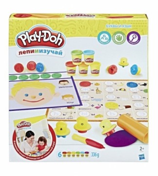 Play Doh Пластилин набор "Буквы и язык" Hasbro Play-Doh (русский язык) 2+ C3581