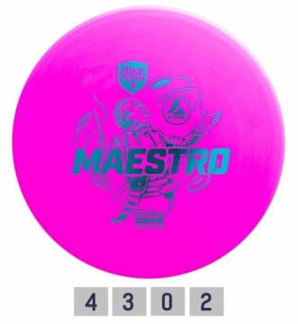 Discgolf DISCMANIA Midrange Driver MAESTRO Active Pink 4/3/0/2