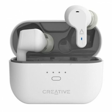 Creative Słuchawki bezprzewodowe Zen Air Pro biały|white Bluetooth 5.3 ANC