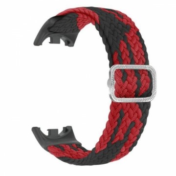 Beline pasek Mi Band 8 Nylon czarno-czerwony|black-red