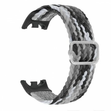 Beline pasek Mi Band 8 Nylon czarno-biały|black-white