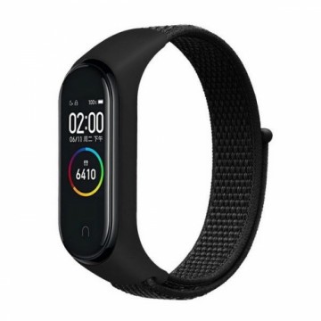 Beline pasek Mi Band 7|6|5|4|3 NylonLoop czarny|black