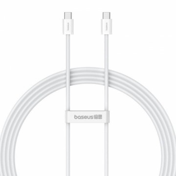 Kabel szybkiego ładowania USB-C do USB-C Baseus Superior 2 100W 2m (biały)