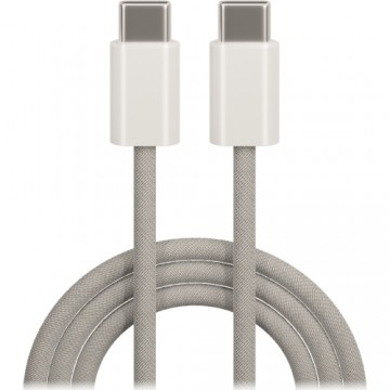 Maxlife MXUC-06 cable USB-C - USB-C 1,0 m 20W grey nylon