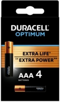 Baterijas Duracell Optimum AAA 4pack